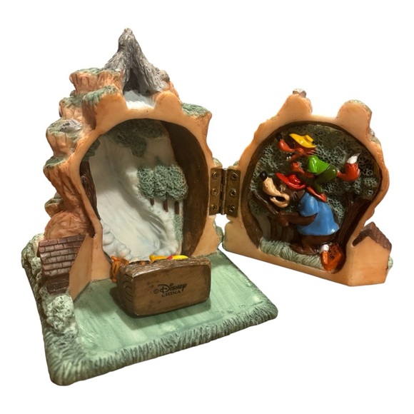 90s Disney Rare Vintage Splash Mountain Hinged Box with Miniature Figurines - Picture 3 of 14